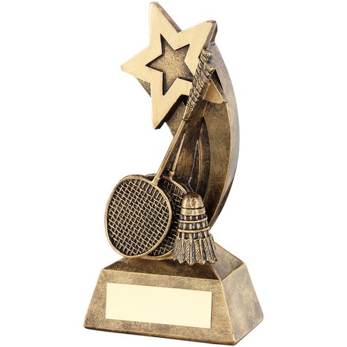 Shooting Star Badminton Trophy | 127mm |