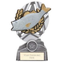 The Stars Fishing Plaque Trophy | Silver & Gold | 170mm | G25