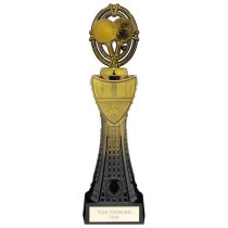 Maverick Heavyweight Table Tennis Trophy | Black & Gold | 315mm | G25