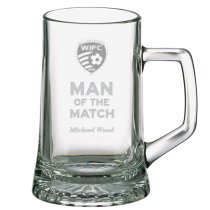 Shire County Engraved Crystal | Everyday Elegance Man of the Match Tankard 55cl | Gift Box