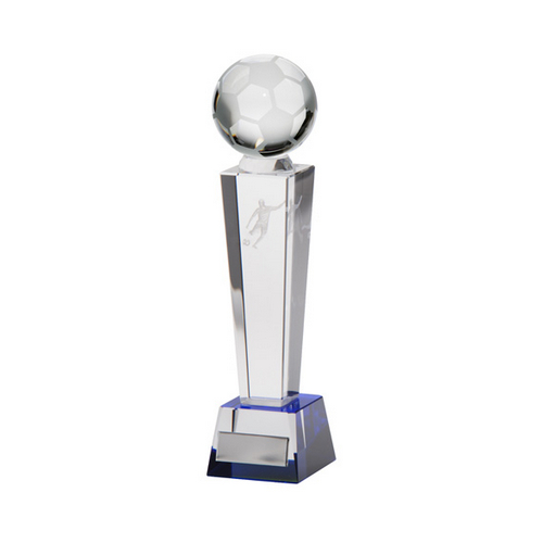Legend Tower Crystal Football Trophy | 220mm | S5