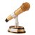 Karaoke King Music Microphone Trophy | 175mm | G5 - RF1380A