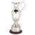 Nickel Plate Claret Jug on Wood Plinth with Band | 255mm |  - SV790