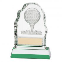 Challenger Golf Ball Glass Trophy | 130mm | G5