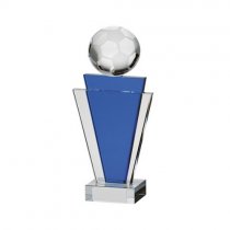Gauntlet Football Crystal Trophy | 180mm | S7