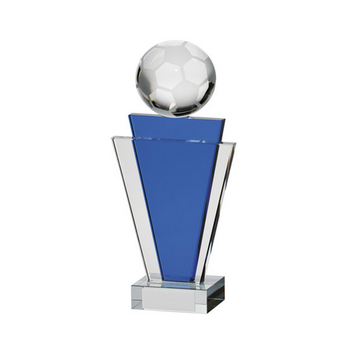 Gauntlet Football Crystal Trophy | 180mm | S7