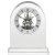 Royal Scot Crystal Large Mantle Clock | Greenwich Collection | 160mm - CLOLM