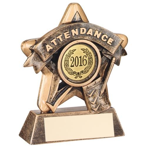 School Mini Star Attendance Trophy | 95mm |
