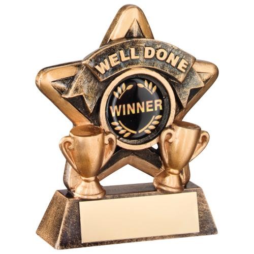 School Mini Star Well Done Trophy | 95mm |