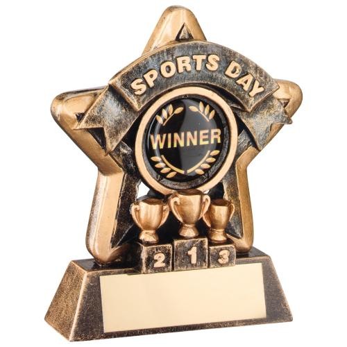School Mini Star Sports Day Trophy | 95mm | G7