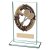 Maverick Legacy Badminton Jade Glass Trophy | 140mm |  - CR16001A