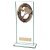 Maverick Legacy Badminton Jade Glass Trophy | 200mm |  - CR16001D