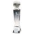 3D Crystal Column Football Trophy | Image inside | 180mm | S20 - T9424