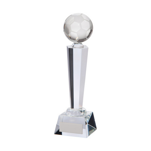Interceptor Football Crystal Trophy | 240mm | S5