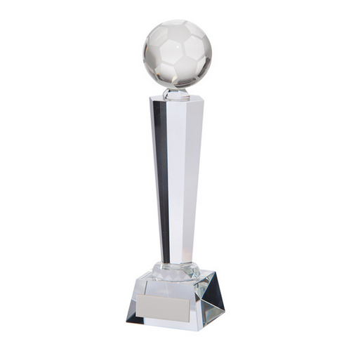 Interceptor Football Crystal Trophy | 255mm | S5