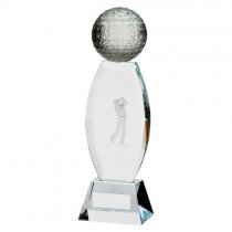 Infinity Golf Crystal Trophy | 190mm | S5