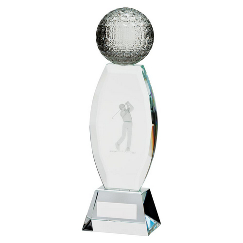 Infinity Golf Crystal Trophy | 190mm | S5