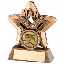 Hockey Man Of The Match Mini Star Trophy | 95mm |