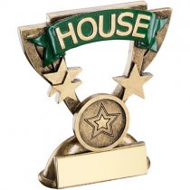 School House Mini Cup Trophy | Green | 95mm |