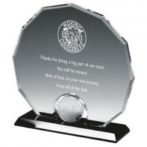 Crystal Football Trophy | Heavy | 185mm |