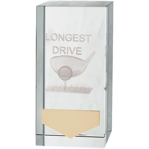 Inverness Golf Longest Drive Crystal Trophymm | 100mm | E118B