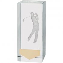 Inverness Golf Male Crystal Trophy | 120mm | E118B