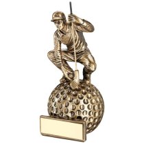 Pinnacle Golf Trophy | Lining Up a Putt | 197mm |
