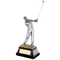 Argent Golf Trophy |End Of Swing | 241mm |
