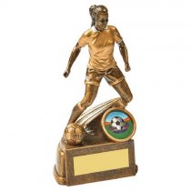 Swerve Action Womens Football Trophy | 150mm | G7