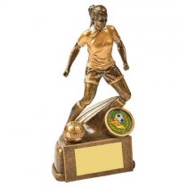 Swerve Action Womens Football Trophy | 170mm | G24