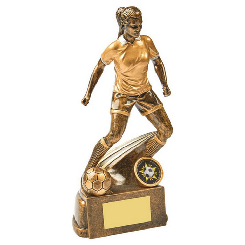 Swerve Action Womens Football Trophy | 220mm | G24