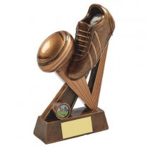 Streets Rugby Boot & Ball Trophy | 250mm | G58