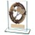 Maverick Legacy Badminton Jade Glass Trophy | 125mm |  - CR16001AA