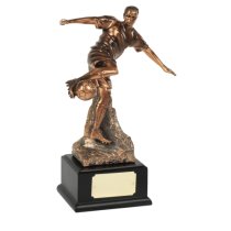 Magnificent Footballer Kick Award | Bronze Plated | 254mm