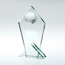 Jade Crystal Netball Trophy | 146mm