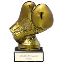 Fusion Viper Legend Boxing Glove Trophy | Black & Gold | 125mm | S7