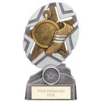 The Stars Running Plaque Trophy | Silver & Gold | 170mm | G25