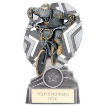 The Stars Gymnastics Plaque Trophy | Silver & Gold | 150mm | G9