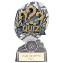 The Stars Quiz Plaque Trophy | Silver & Gold | 150mm | G9