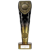 Fusion Cobra Golf Longest Drive Trophy | Black & Gold | 225mm | G7