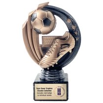 Chunkie Black Knight Football Squad Trophy | Black & Gold | 155mm